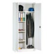 Armoire penderie et rangement 1800 x 800 x 500 mm - Gris photo du produit image_1 S