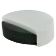 Butée de sol à coller Ø47 x 15 x 42 mm - Plastique blanc / mousse photo du produit