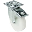 Roulette polypropylène Ø 80 mm plat pivot frein photo du produit image_1 S