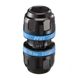 Union simple aluminium PPS1 pour tube Ø 20 mm photo du produit