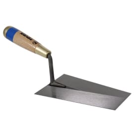 Truelle italienne carrée manche bois photo du produit