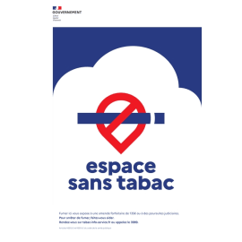 Affichage officiel « Espaces sans tabac » photo du produit