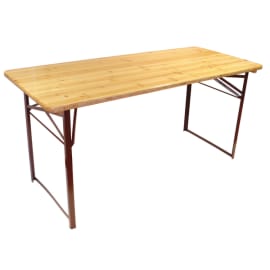 Table de brasserie pliante en bois photo du produit