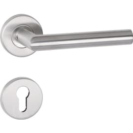 Garniture pour portes coupe-feu NW-495-2 acier inoxydable 60 D/K photo du produit