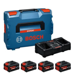 Pack 4 batteries 18V 8Ah + 5.5Ah + chargeur photo du produit