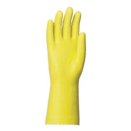Gants floqués coton tout enduit latex 30 cm photo du produit