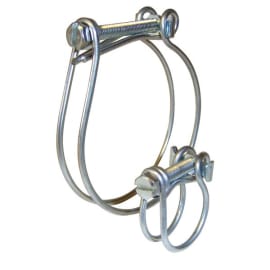 Collier double fil - Acier galvanisé W1 photo du produit