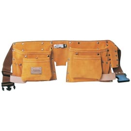 Tablier cuir 11 poches avec ceinture photo du produit