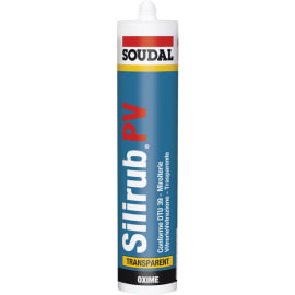 Mastic silicone neutre SILIRUB PV transparent photo du produit