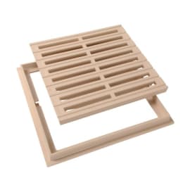 Grille de sol avec cadre 30 x 30 photo du produit