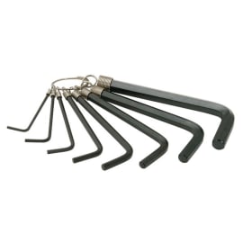 Jeu de clés mâles 6 pans série courtes photo du produit