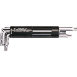 Jeu de clés mâles Torx® percées T10 à T45 photo du produit