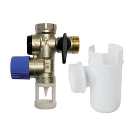 Kit groupe de sécurité + entonnoir siphon M20x27 - D32 photo du produit