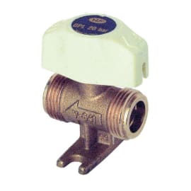 Robinet d'arrêt 1/4 tour (butane/propane) M20x150 photo du produit