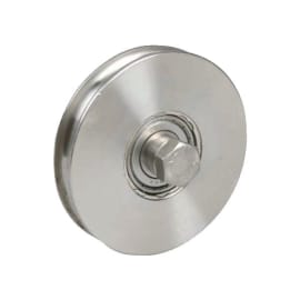 Galets inox à gorge ronde photo du produit