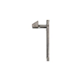 Arrêt de grille à sceller H 250 inox brut passivé 316L photo du produit
