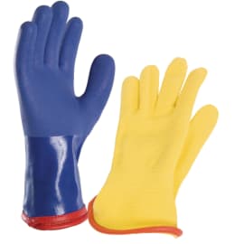 Gants PVC triple enduction 30 cm TU - 10 photo du produit
