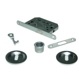 Kit poignée à encastrer clé chrome mat photo du produit