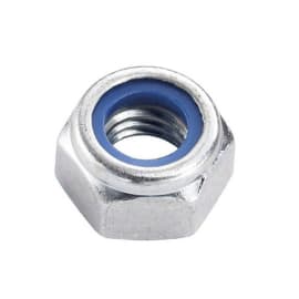 Écrou hexagonal auto-freiné en acier zingué photo du produit