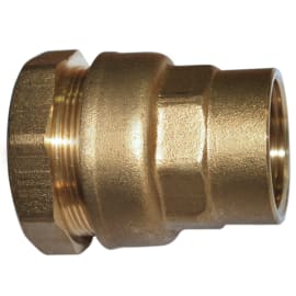 Raccord droit laiton pour tube polyéthylène (PE) photo du produit