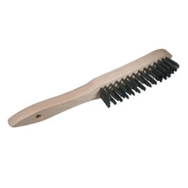 Brosse à main manche bois photo du produit