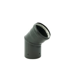 Coudes émail noir mat pour pellets photo du produit