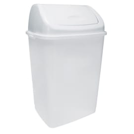 Poubelles à couvercle blanc photo du produit