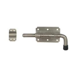 Verrou pistolet Ø 12 et gâche inox photo du produit