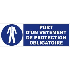 Panneau - Port obligatoire d'un vêtement de protection photo du produit
