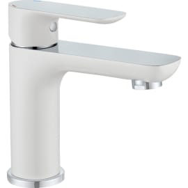 Mitigeur Lavabo MILK Chromé Blanc photo du produit