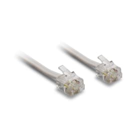 Cordon modem RJ11 blanc 10 m photo du produit