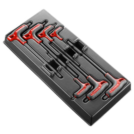 Module de 7 clés mâles en T 6 pans photo du produit