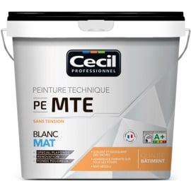 Peinture blanc mat sans tension PE MTE photo du produit