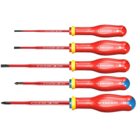 Jeu tournevis PROTWIST® slim isolés 1000V fente et Pozidriv® photo du produit