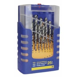 Coffret forets à bois acier HSS Ø 1 à 13 mm photo du produit