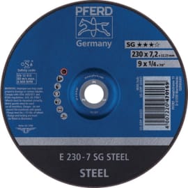 Disque à ébarber acier SG MD 230 x 7.2 x 22.23 photo du produit