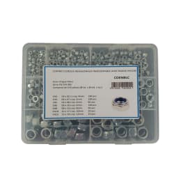 Coffret écrous hexagonaux auto-freinés photo du produit