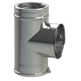 Té isolé à 90° DUOTEN inox 316/304 Ø 150-200 mm + bride photo du produit