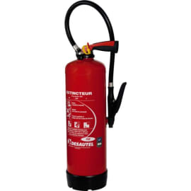 Extincteur à poudre ABC 9Kg avec support photo du produit