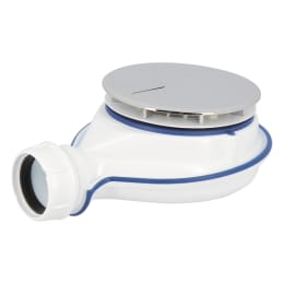 Bonde extra-plate pour receveur de douche - Perçage 90 mm photo du produit