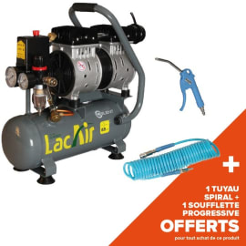 Compresseur silencieux portable 6L - 3,6 m³/h photo du produit
