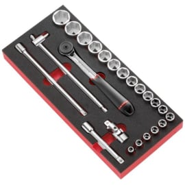 Module mousse cliquet douilles 1/2'' photo du produit
