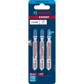 Lames de scie sauteuse inox 83MM (x3) EXPERT HCS T118AHM photo du produit