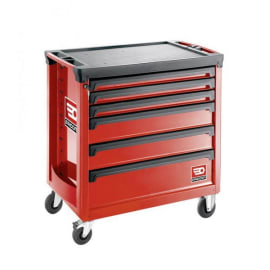 Servante Roll M4 6 tiroirs rouge photo du produit
