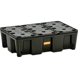 Bac de rétention modulaire PE 25 l avec caillebotis PE photo du produit