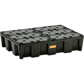 Bac de rétention modulaire PE 60 l avec caillebotis PE photo du produit