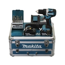 Perceuse visseuse 18V 5.0 Ah + 96 accessoires photo du produit