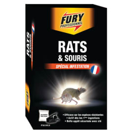 Fury rats et souris sachets unidose 7x20g photo du produit