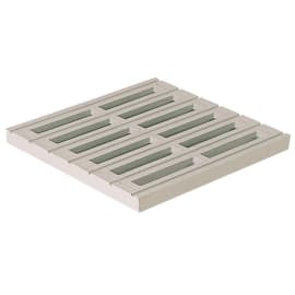 Grille pour regard de 25 x 25 gris photo du produit