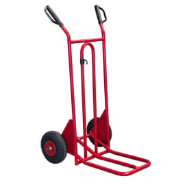 Diables 250 kg à bavette repliable roues pneumatiques photo du produit